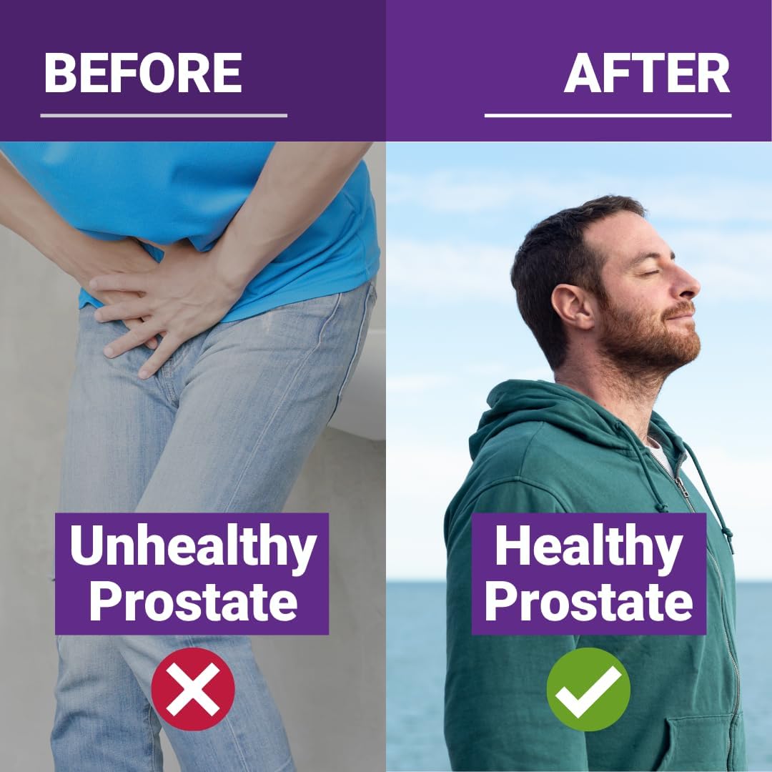 NEW ROOTS HERBAL Prostate Supplement with Super Blend of 16 Powerful Herbals: Saw Palmetto, Plant Sterols, Rye Flower, Borage Oil, Cranberry, Olive Oil, Selenium (30 Softgels) - Urinary Health