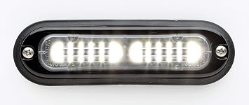 Whelen, Ultra Thin, ION, T-Series, Super-LED, Flush Surface Mount, Light Head, White, Part# TLIC