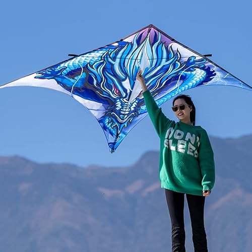 Miniatura 3 de Kites - Cometa gigante de playa para adultos, muy fácil de volar, adecuada para niños y adultos, para la playafiesta de kitecampoparque (tamaño 9.2