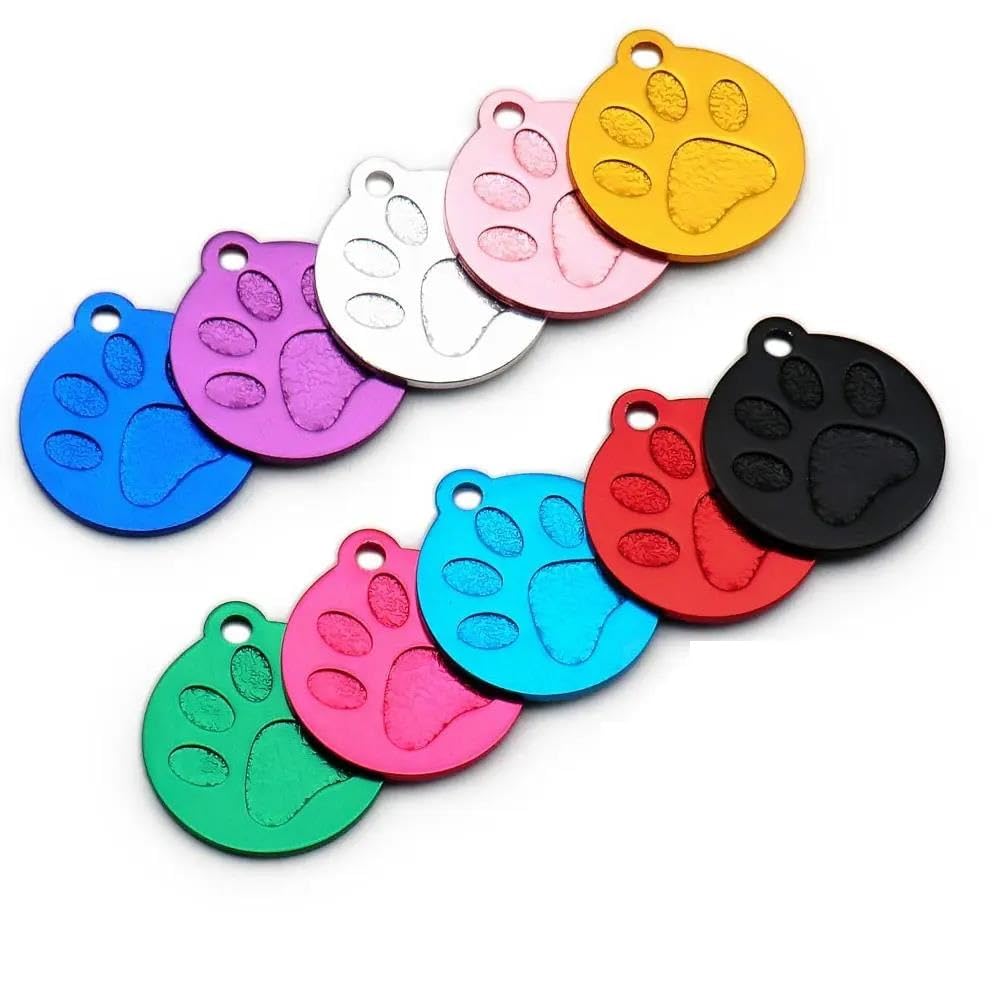 100 PZ Etichette Fai Da Te Incise Per Cani E Gatti Etichette Personalizzate Per Animali Domestici Targhette Per Animali Domestici Etichette Identificative Vuote Etichette Identificative Per Ani