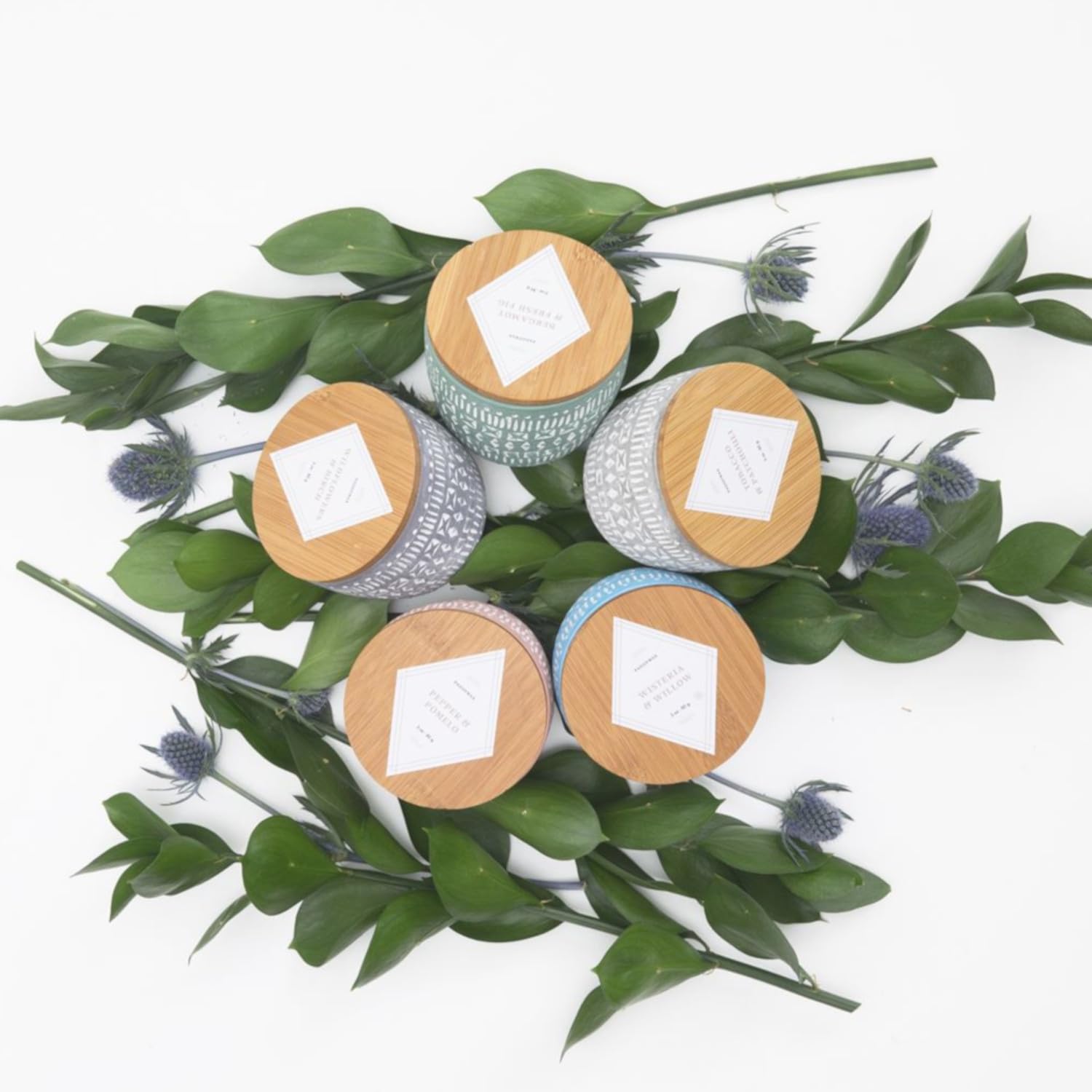 Paddywax Sonora Duftkerze im Glas, Tabak und Patschuli, 284 g, Grau