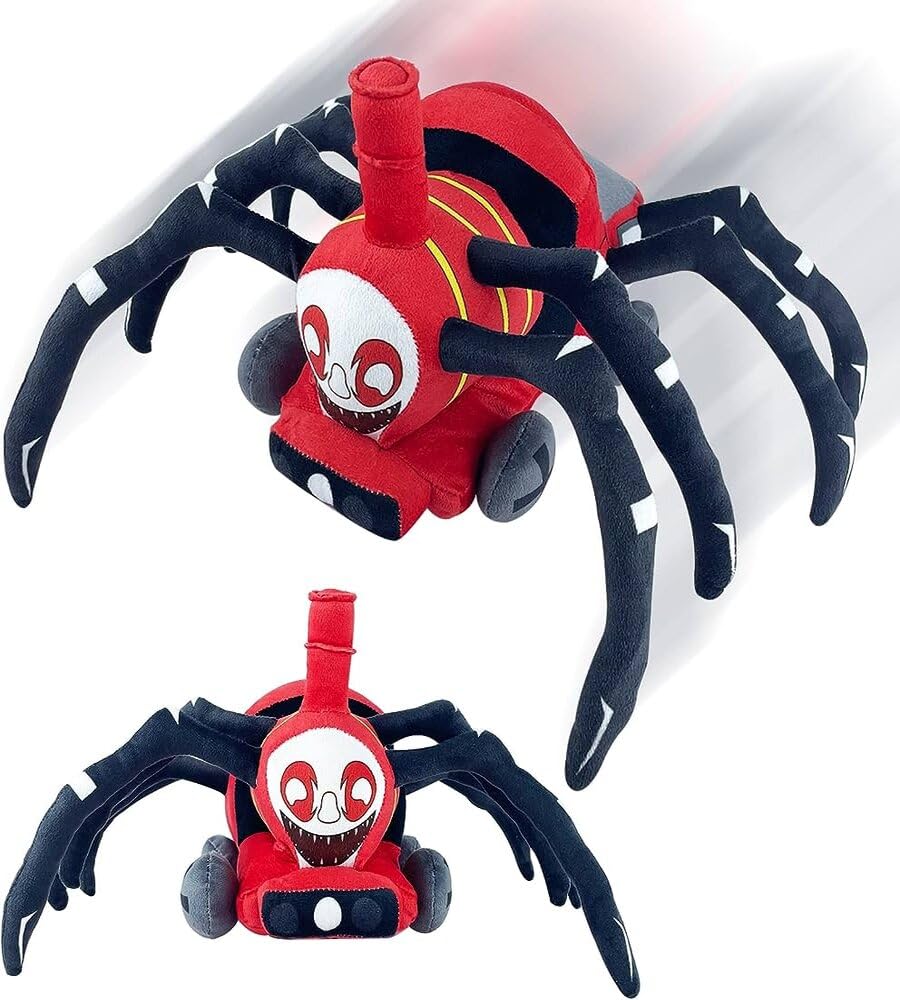 showkah® Choo Choo Charles Plush Toy Famous Spider Charles Train Character Plushies Kids Bedding Cuddle and Pillow Toy Buddy for Kids Girls Cotton Stuffed Decorative Toy & Soft Plush Toy (B)