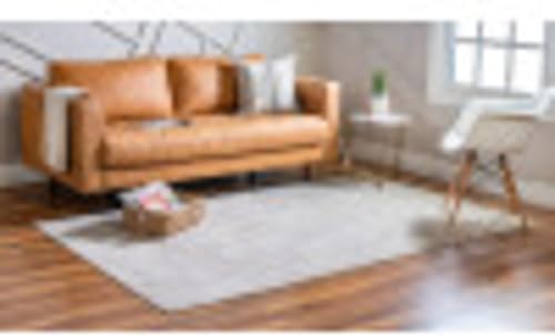 Miniatura 5 de Unique Loom Portland Collection - Alfombra de área a rayas inspirada en el suroeste tono sobre tono (6 pies x 9 pies, rectangular, bronceadomarfil)