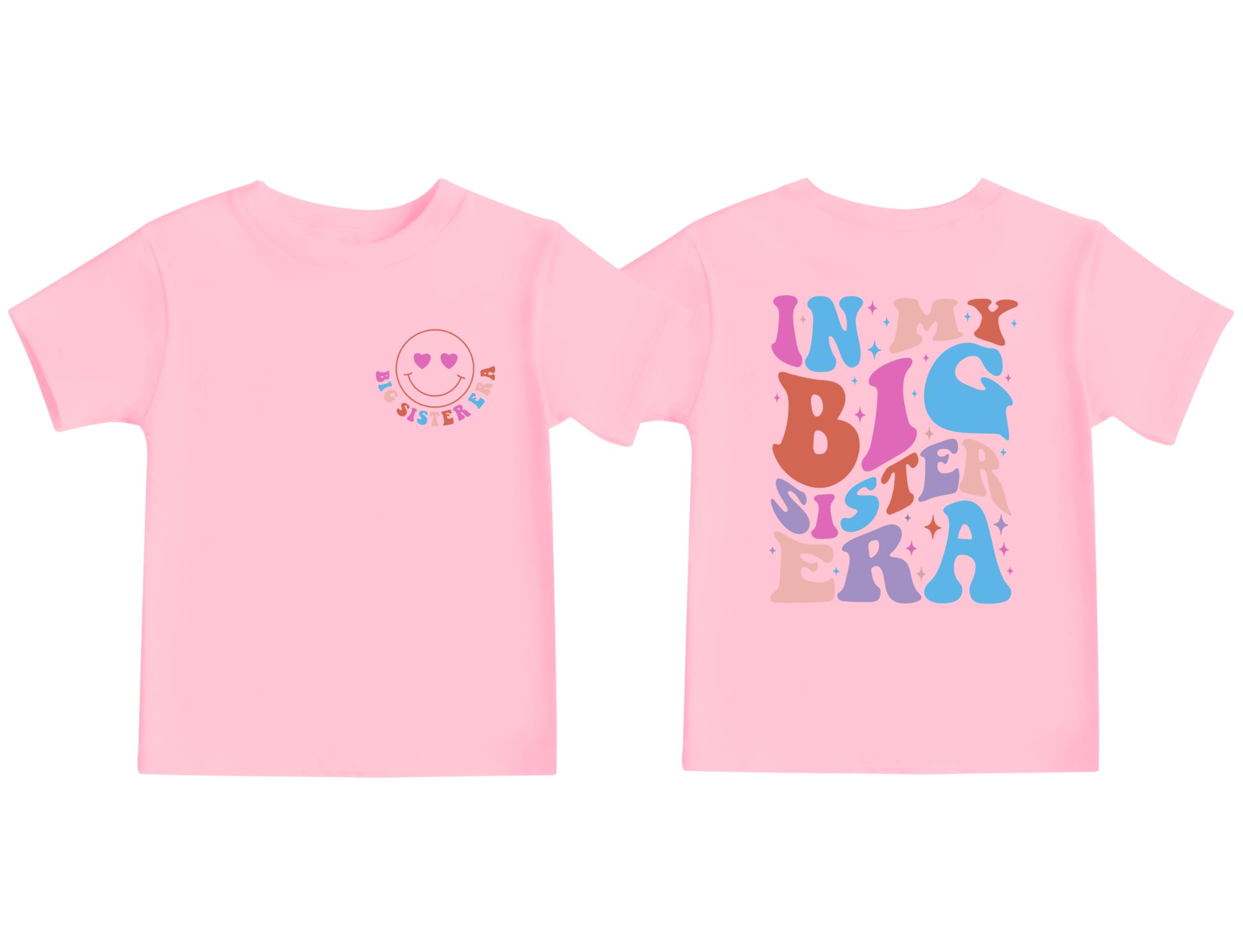 Big Sister Shirt 3t 4t 5t 6t 7t Baby Girls In My Big Sister Era T Shirts Tops Outfit - 5