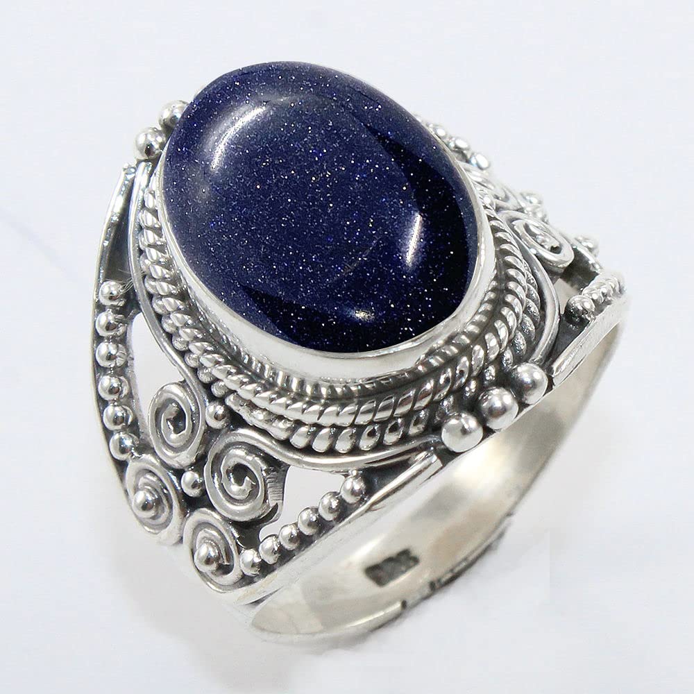 Sterling Silver 925 Ring For Women &s Natural Gemstone Ring Sterling Silver Engagement Ring June Birthstone Bezel Set Gemstone Ring - 3