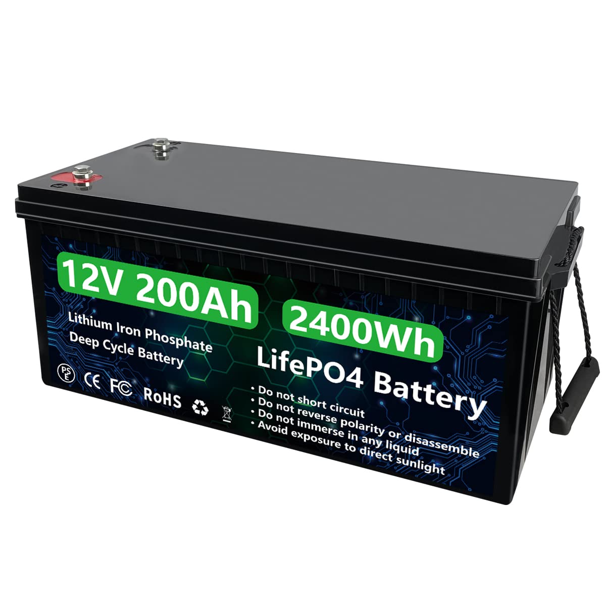 リチウム　12v 200ah 12V 200Ah サブバッテリー用リン酸鉄リチウムイオンバッテリー