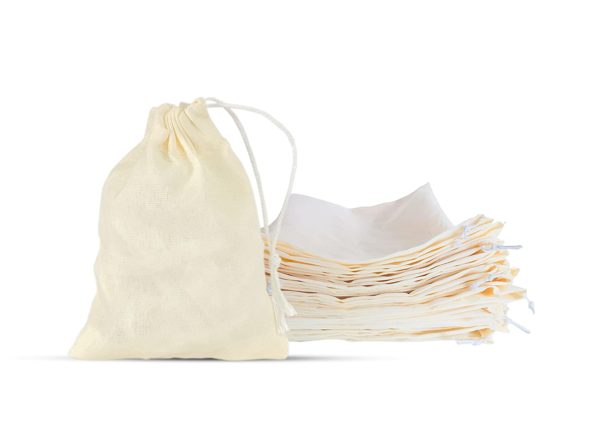 Cotton Drawstring Muslin Bags, 1000 Pcs Potli Bags