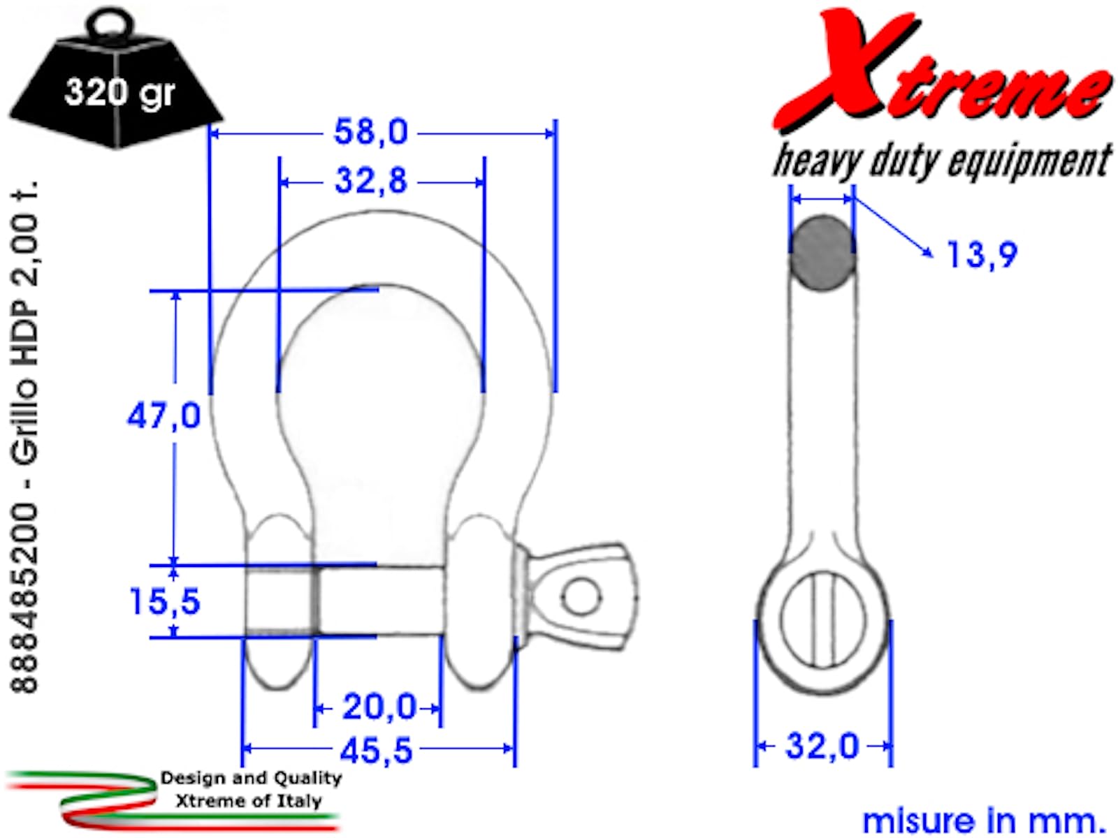 Kit di recupero e traino di fuoristrada 4x4 e camper, resistenza alla rottura 7000 kg, lunghezza 6 metri, cinta per chiuderla, grilli per agganciare il veicolo, borsa per riporla in auto