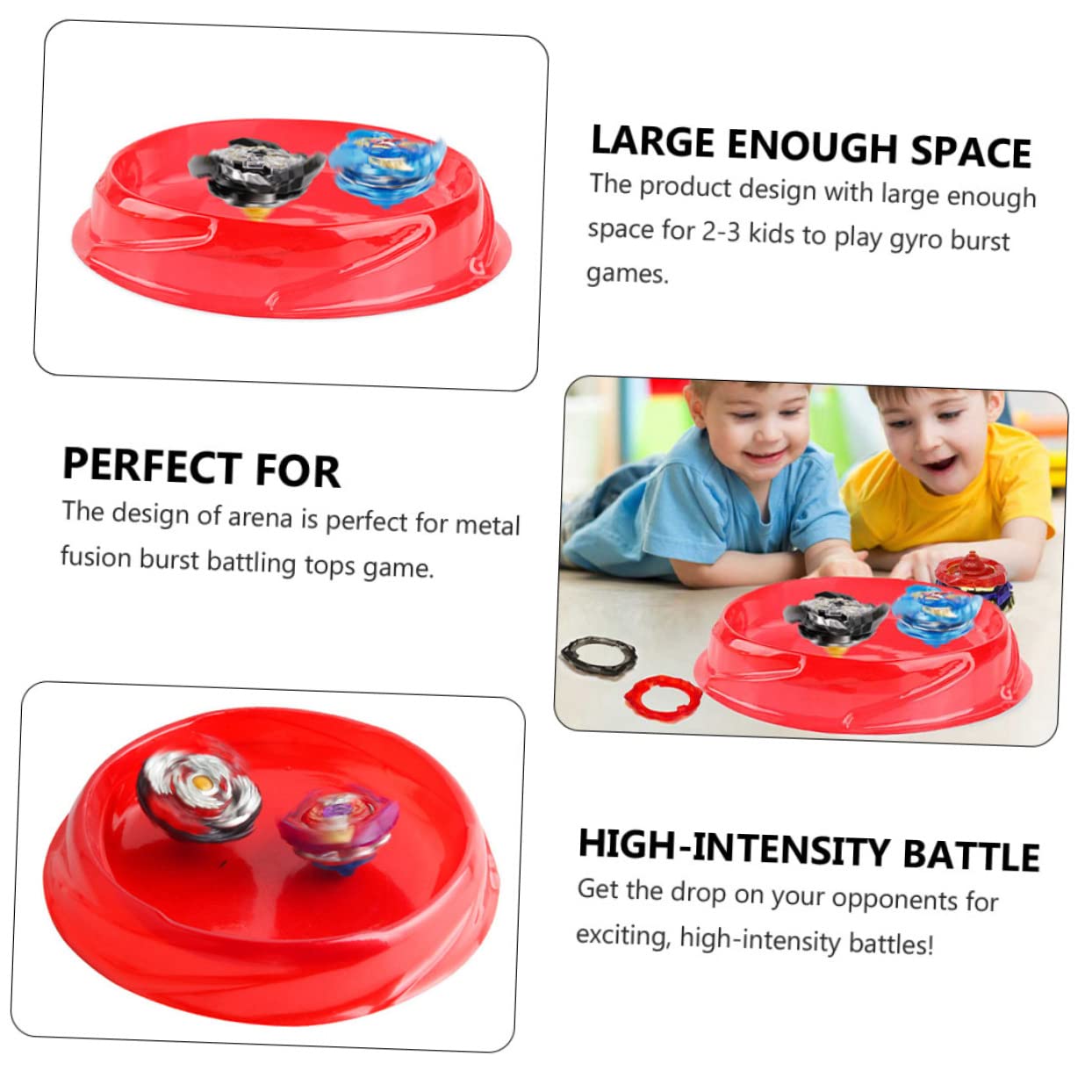 ERINGOGO 2sets 4 Pcs Gyro Disk Lightweight Gyro for Indoor and Outdoor Fun Encourages Parent Interaction Great Present Idea 4pcs*2