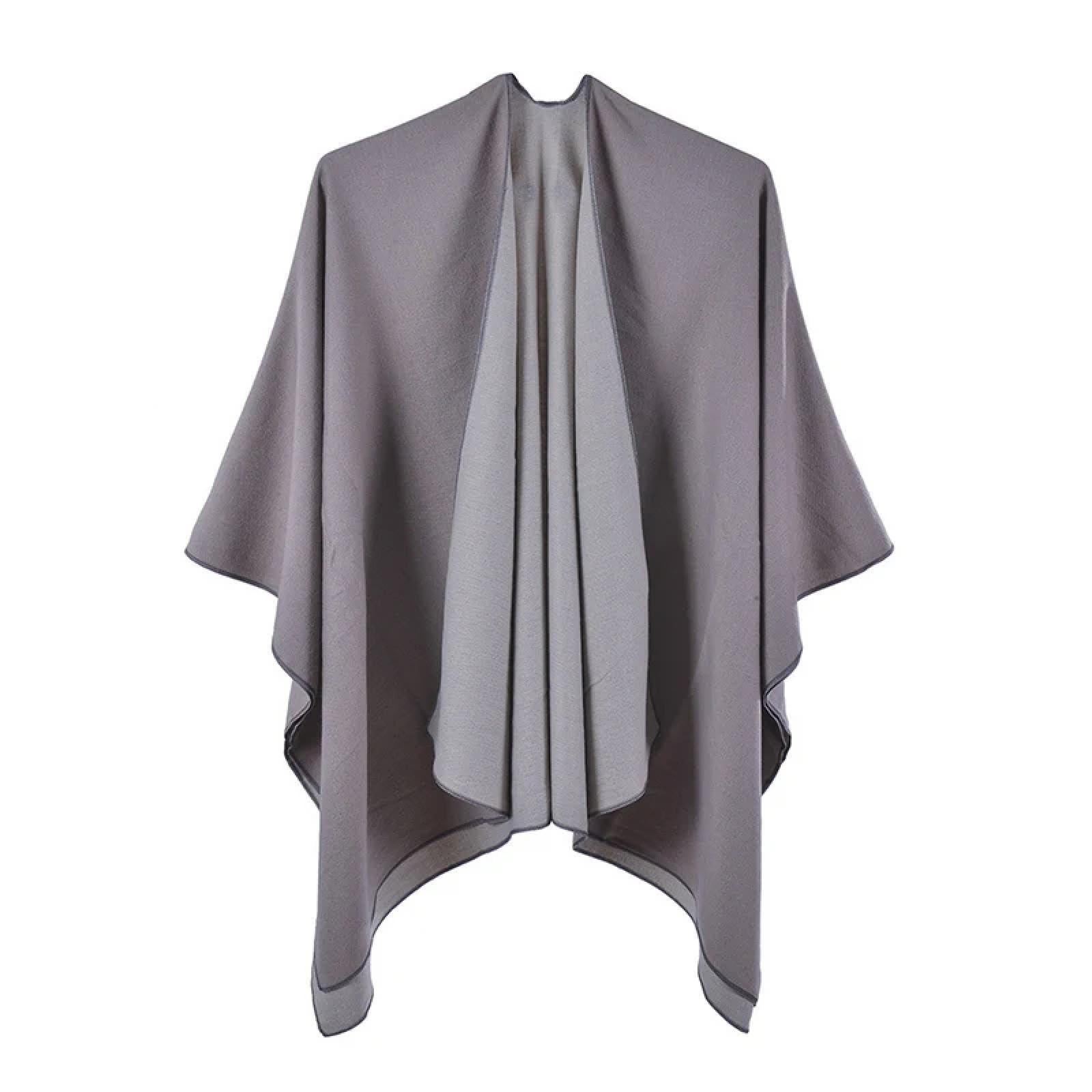 Sciarpa Scialle Invernale Sciarpe Sciarpa da Donna Invernale Basica Tinta Unita Poncho Donna Capa para Mujer Spessa Coperta Avvolgente Scialli