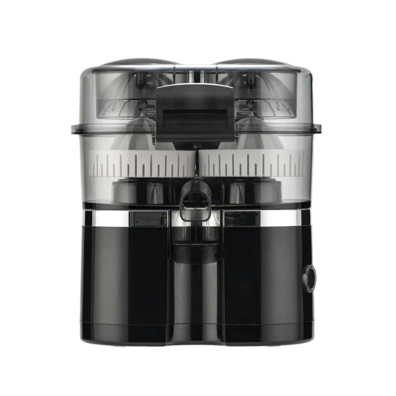 Corded Electric Juicer with Dual Heads Countertop Electric Citrus Juicer Easy-to-Use Citrus Press Compact for Breakfast Station, Black, Us 110V-image-20