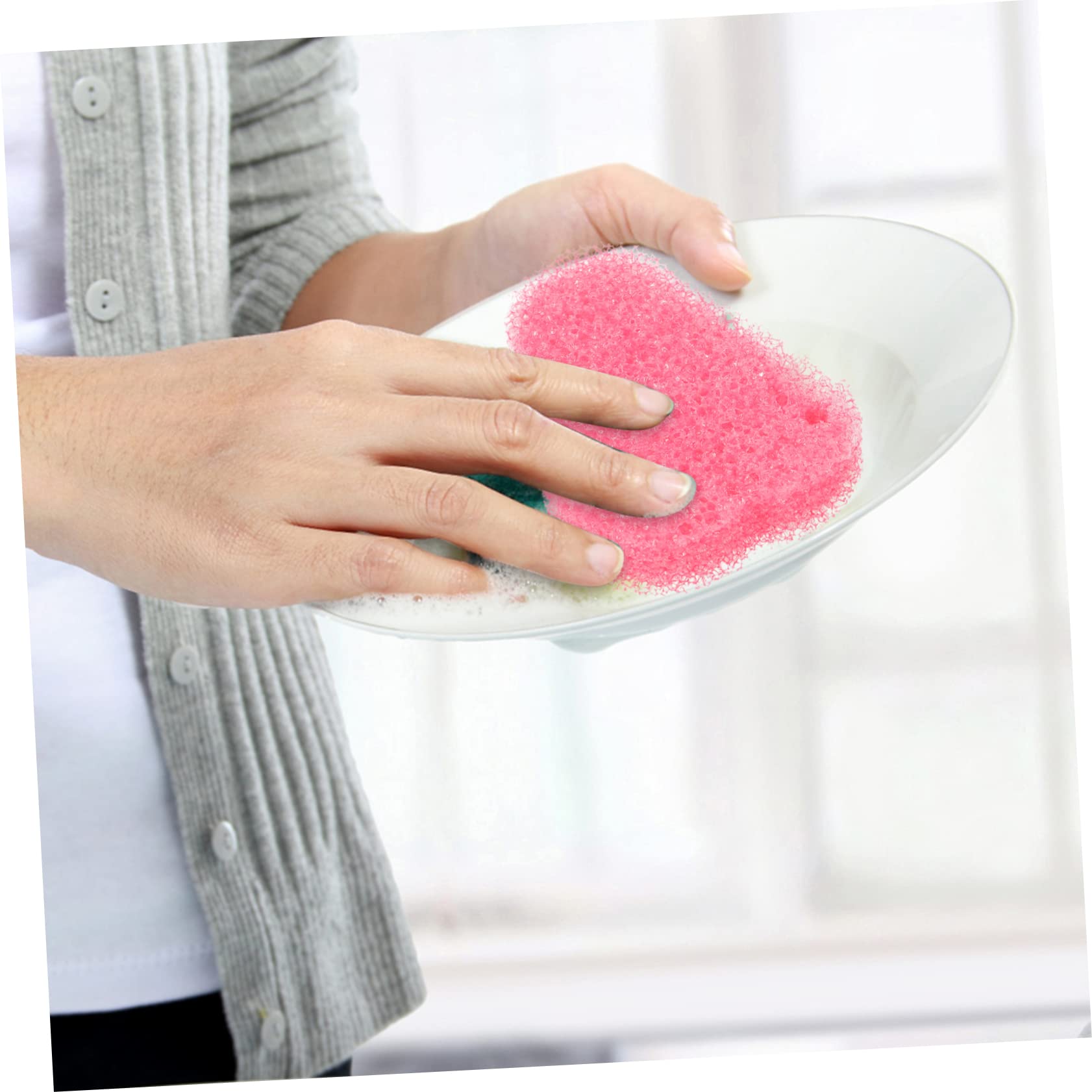 ifundom Esponja De Temperatura Esponjas De Cocina De Dibujos Animados Esponja De Limpieza De Cocina Lindas Esponjas De Cocina Esponjas Reutilizables Color Aleatorio 4 Piezas X 4