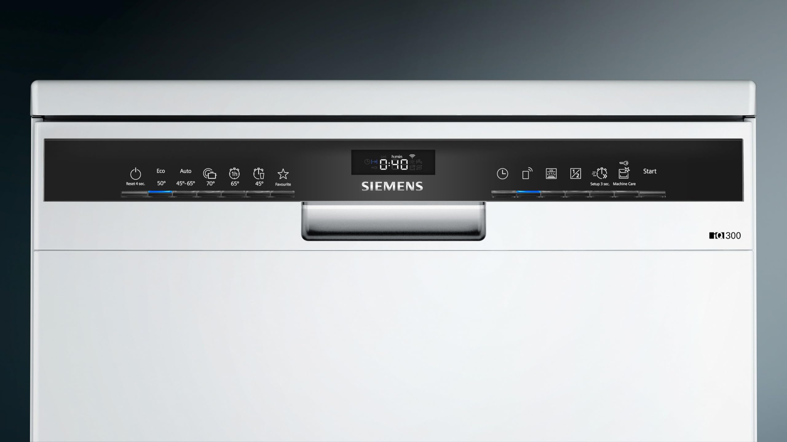 Siemens SN23EW03ME iQ300 Freistehender Geschirrspüler, 60 cm, Home Connect, varioFlex-Korb und varioSchublade, aquaStop, Favoriten-Taste, Programm-Assistent, autoOpen dry, varioSpeed Plus, Weiß