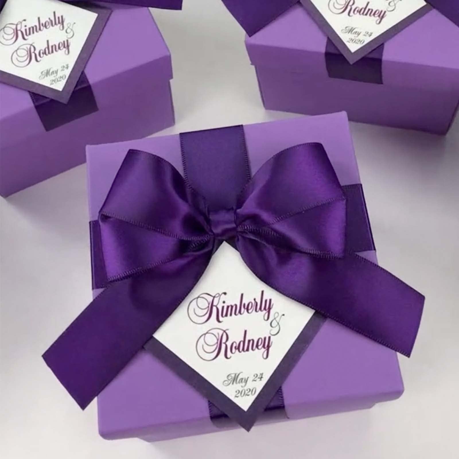 22m Halloween Wide Purple Ribbon Satin Ribbon 50mm - Image 4
