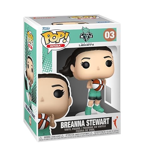 Funko Pop! WNBA: New York Liberty - Breanna Stewart - WNBA Players - Collectable Vinyl Figure - Gift Idea - Official Merchandise - Toys for Kids & Adults - Sports Fans - Model Figure for Collectors
