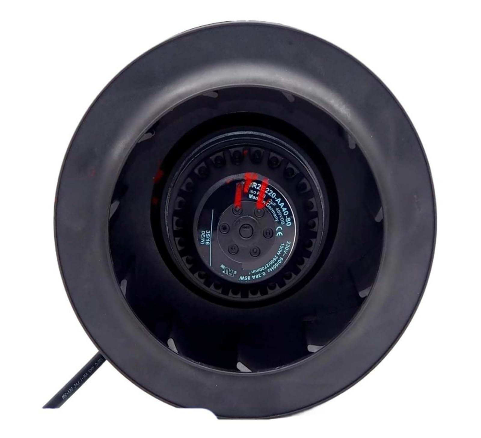 YMUGUEGH R2E220-AA40-80 AC230V 220MM Centrifugal Fan