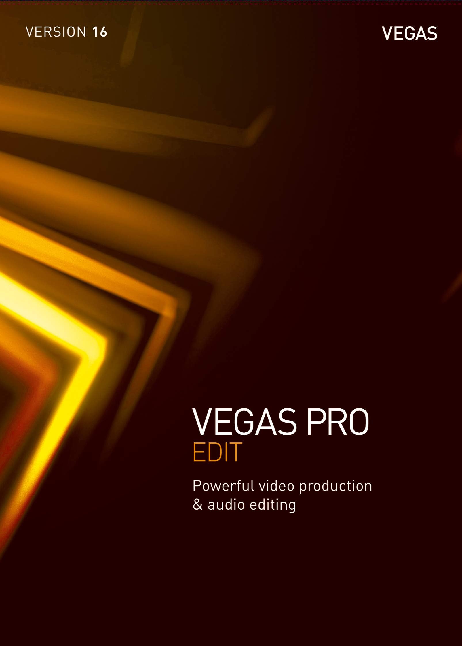 VEGAS Pro|16 EDIT|1 Device|Perpetual License|PC|Disc