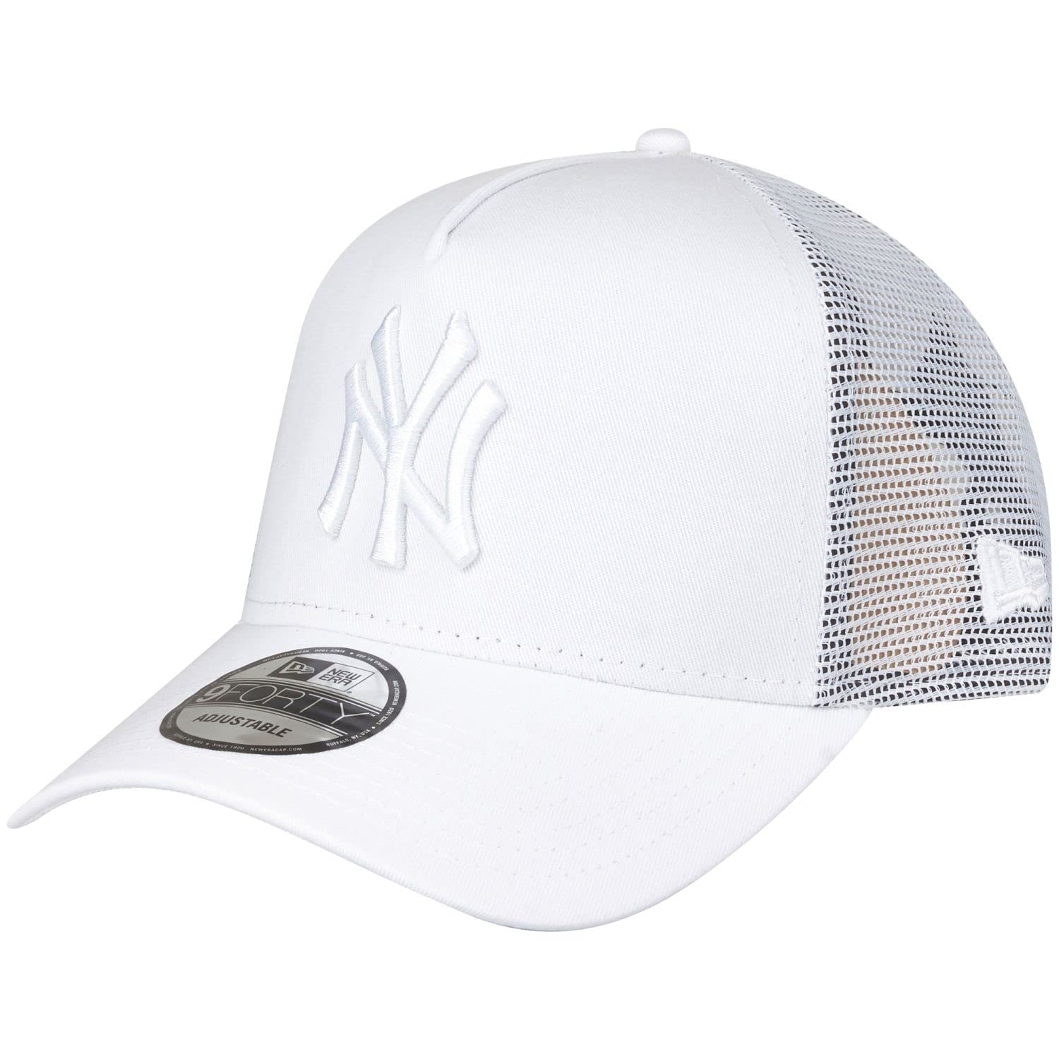 New Era 9Forty A-Frame Trucker Cap - New York Yankees White