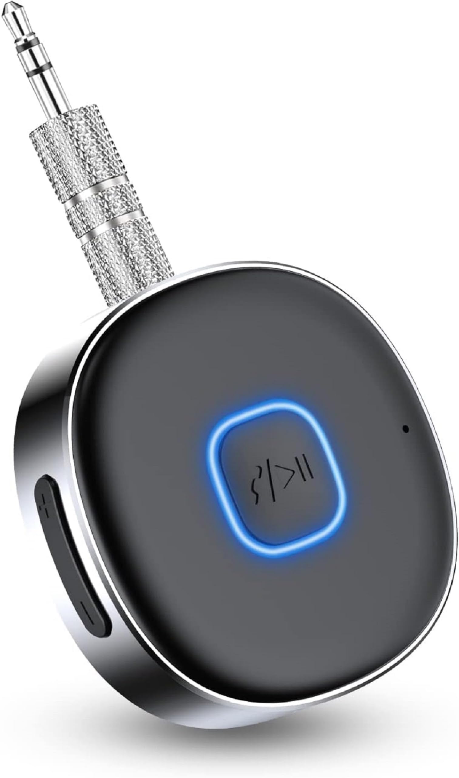 HORJOR Ricevitore Bluetooth Auto AUX, Adattatore Bluetooth 5.0 Aux Cancellazione Del Rumore Jack 3,5 mm,Chiamate In Vivavoce,Cuffie Cablate,Auto Altoparlanti