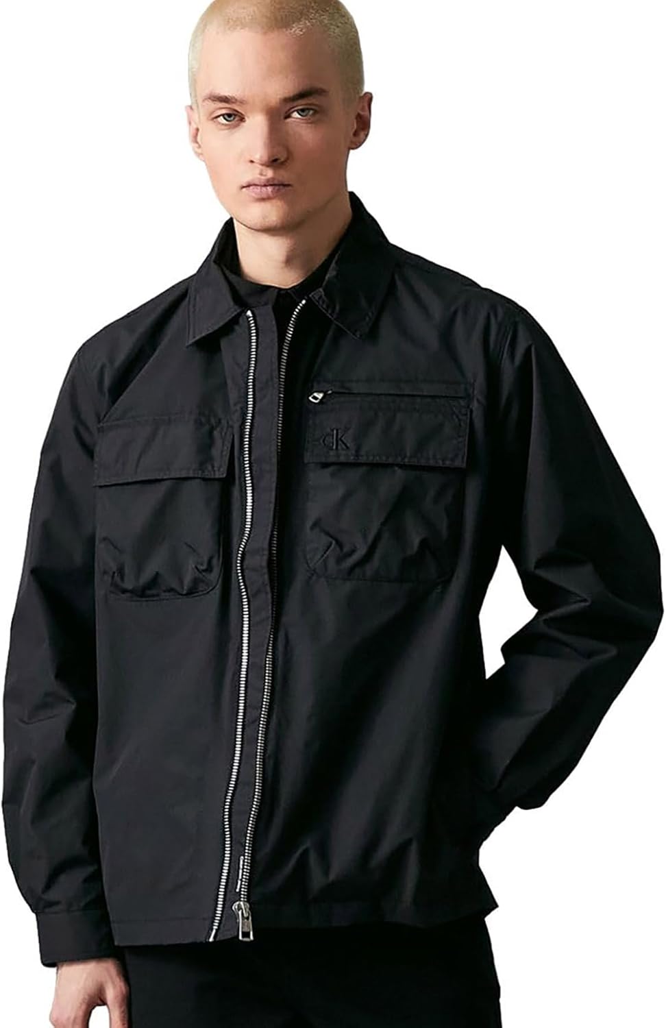 COMME des GARCONS SHIRT フェイクレザージップブルゾン COMME des GARCONS SHIRT フェイクレザージップブルゾン レザー