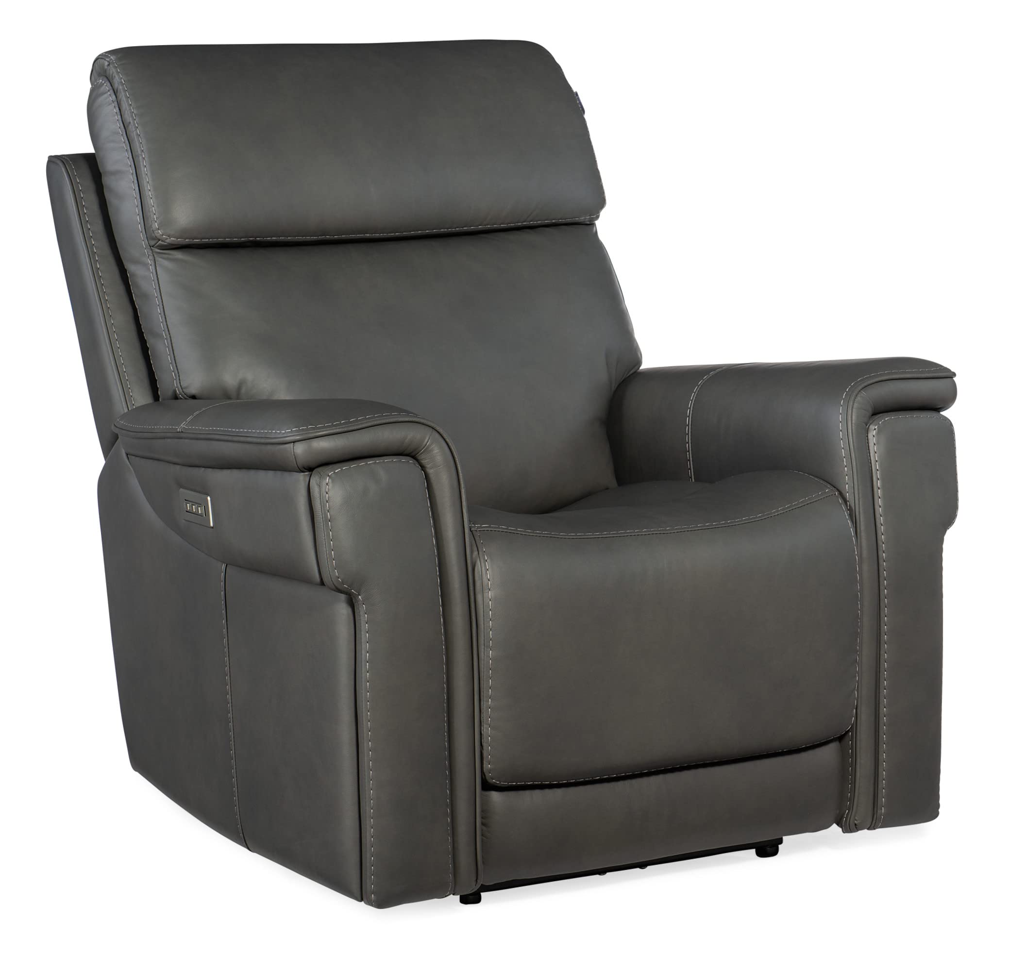 Hooker Furniture Lyra Gray Zero Gravity Power Recliner with Power Headrest