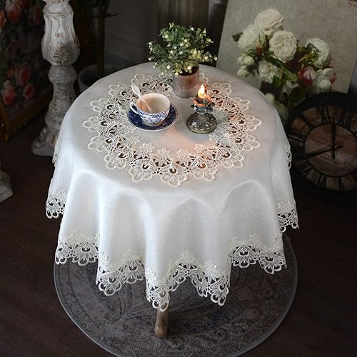 Miniatura 9 de ARTABLE Mantel pequeño de encaje de macramé de otoño y Navidad, para Acción de Gracias, al aire libre, granja, rústico, cocina, fiesta, cumpleaños,