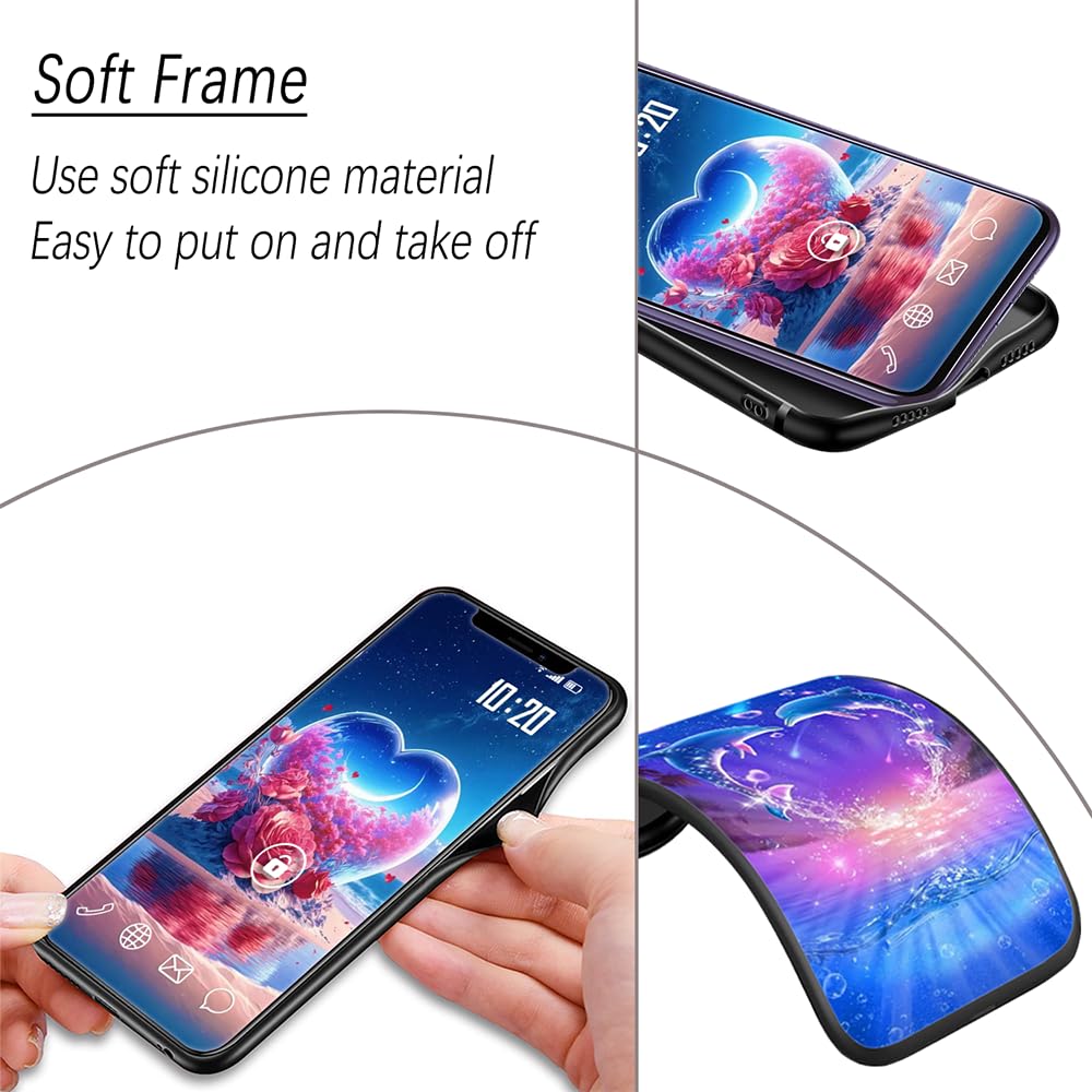 Custodia A Portafoglio Con Fessura Per Carte E Supporto Per Sony Xperia XZ2 - Copertina In Pelle PU Con Motivo Floreale E Guscio TPU - copertina