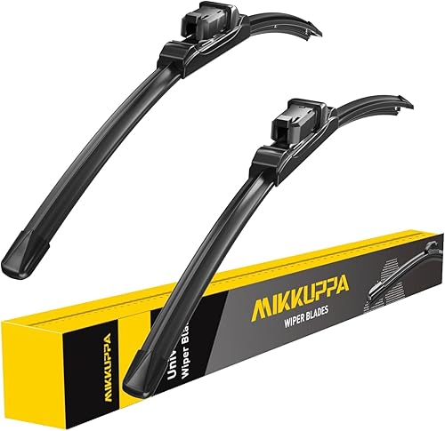 MIKKUPPA Limpiaparabrisas de 24 + 19 pulgadas  Repuesto para VW Jetta 2011-2019, VW Passat 2012-2018  Limpiaparabrisas para todas las estaciones,