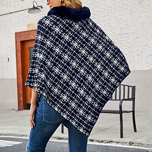 Wahuan-Eleganter-Bequemer-Damen-Poncho-Pullover-mit-Chevronstreifen-und-Fransen-Poncho-Cape-Retro-Cardigans-Pullover-fuehlen-Wickelschal-Geschenk-fuer-Mutter-Strick-Ponchos-Capes-Damen