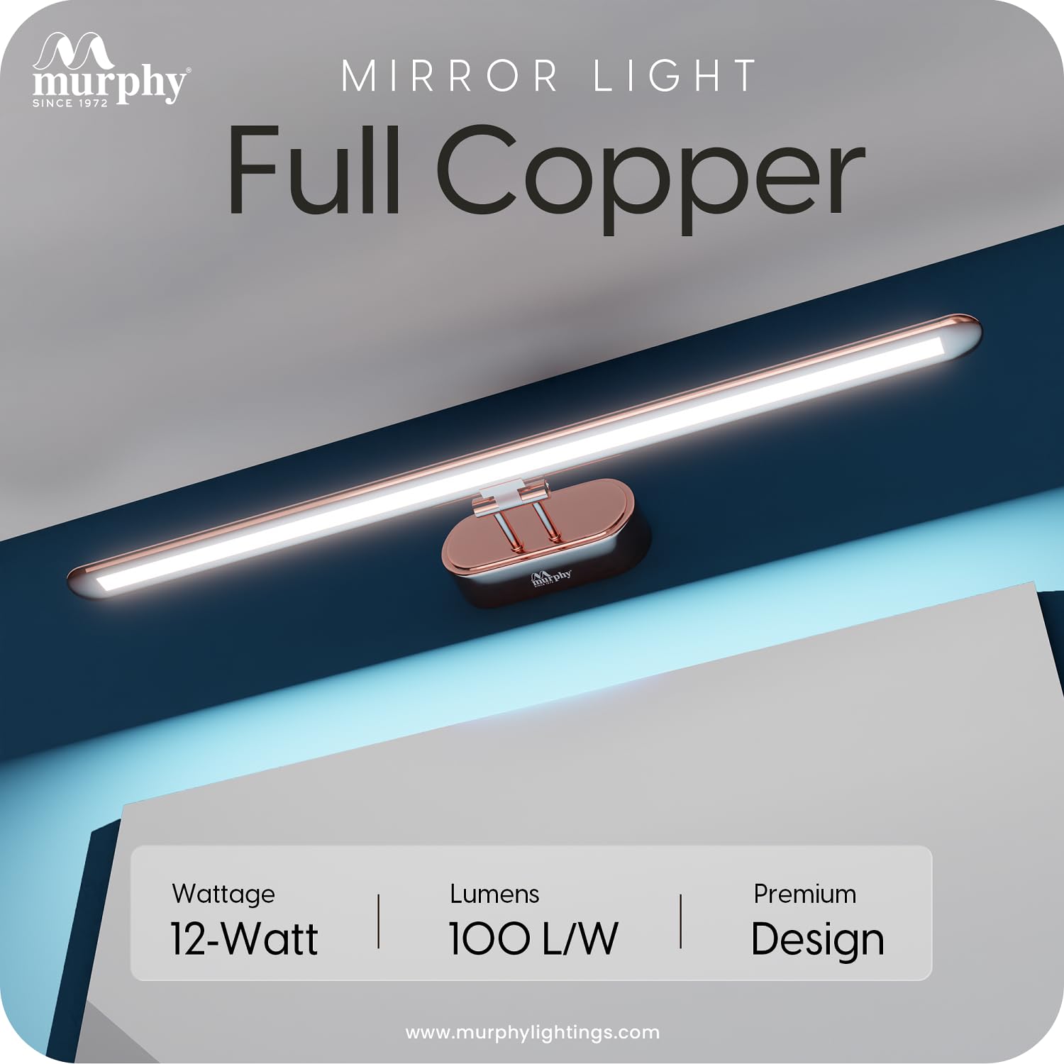 Color Changing LED Mirror Light - Cool, Warm, Natural White -2