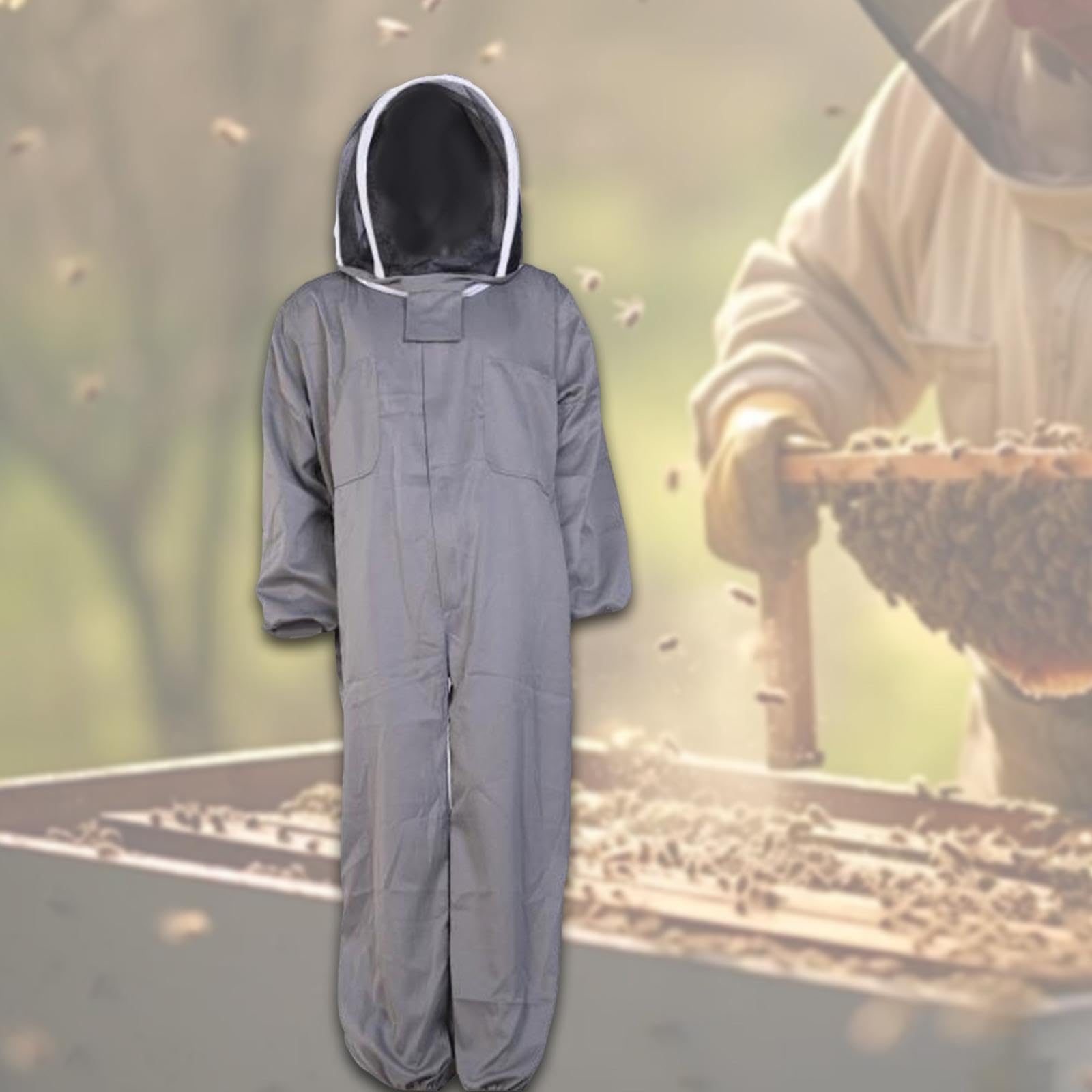 Mono de Apicultor con Capucha Y Velo, Ideal para Actividades en El Jardín, XL