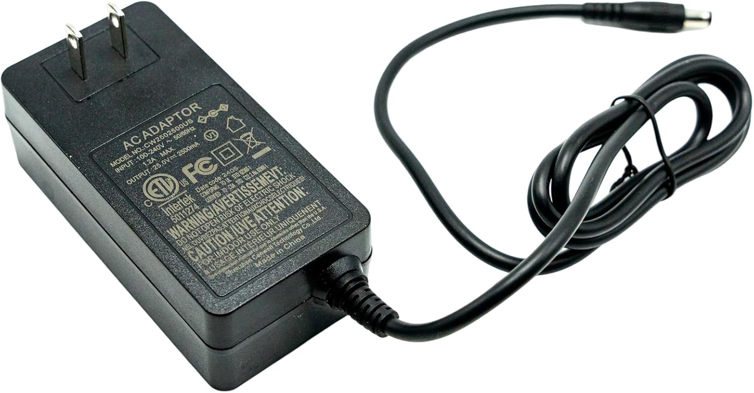 2025 Power Adapter for Higgsinno Cordless Robotic Pool Cleaner