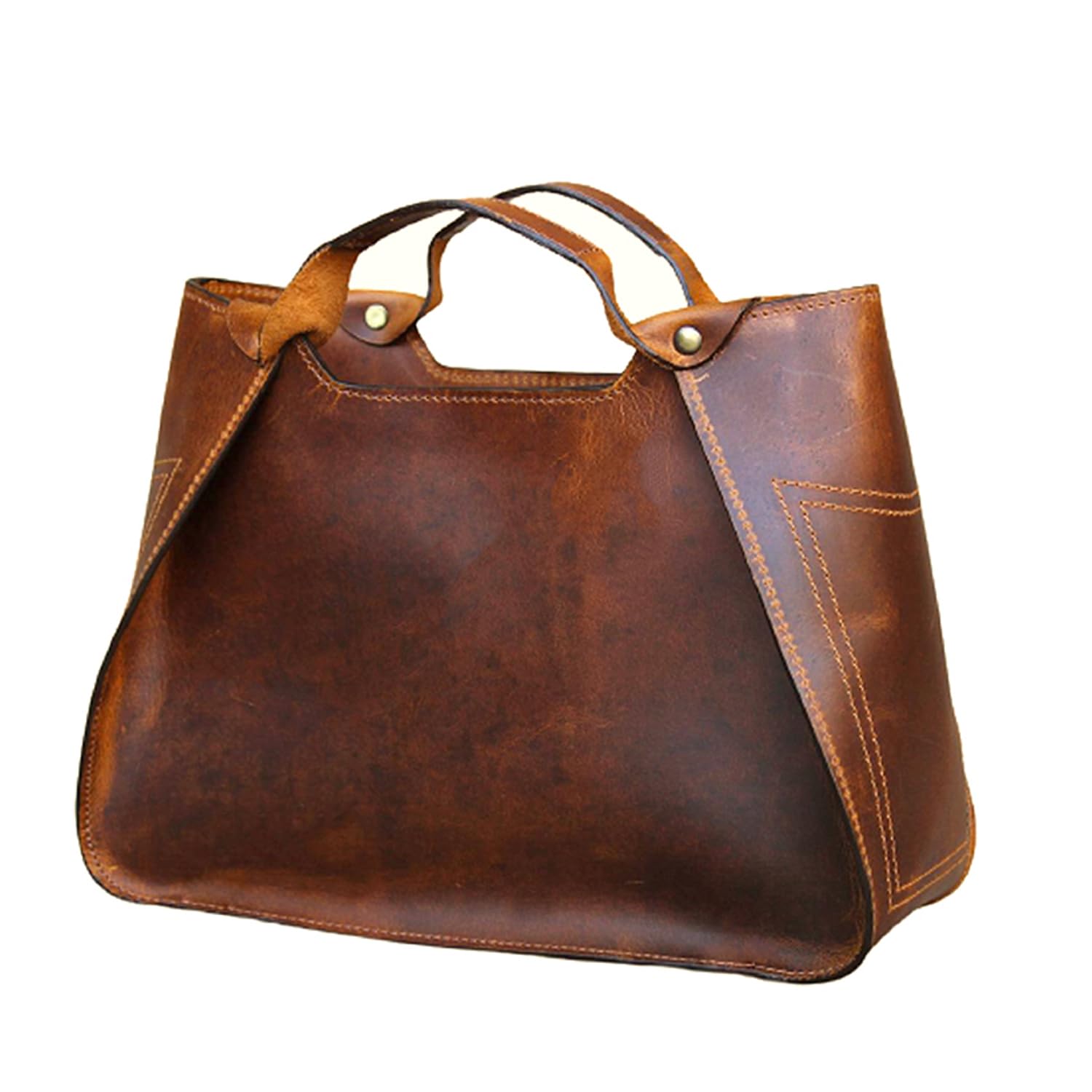 Tannery Genuine Full Grain Leather Shoulder Tote Bag for Women Large Handbag Ladies Purse Adjustable Strap Satchel Travel