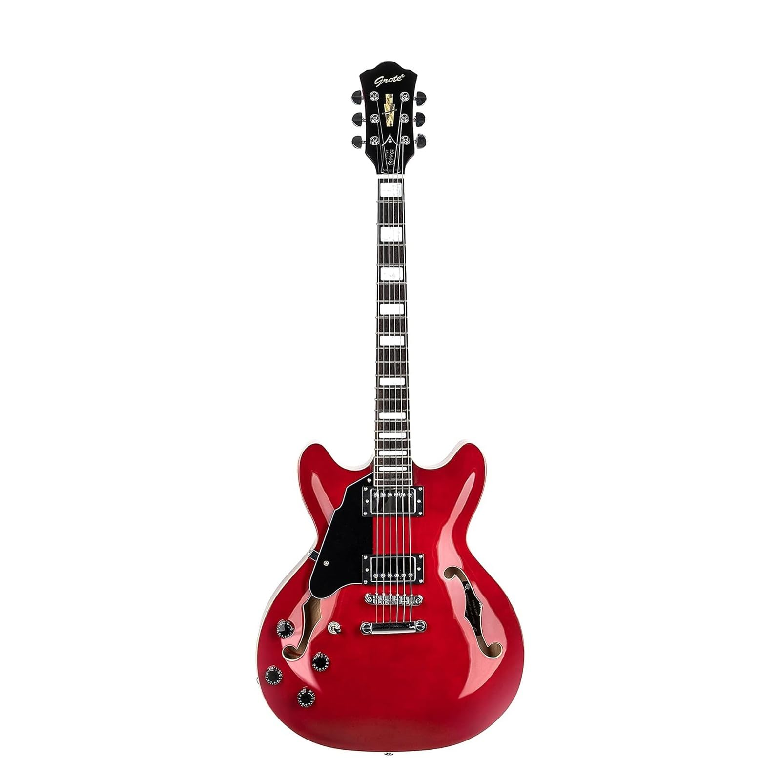 chitarra elettrica Chitarra elettrica semi hollow body per mancini di dimensioni standard