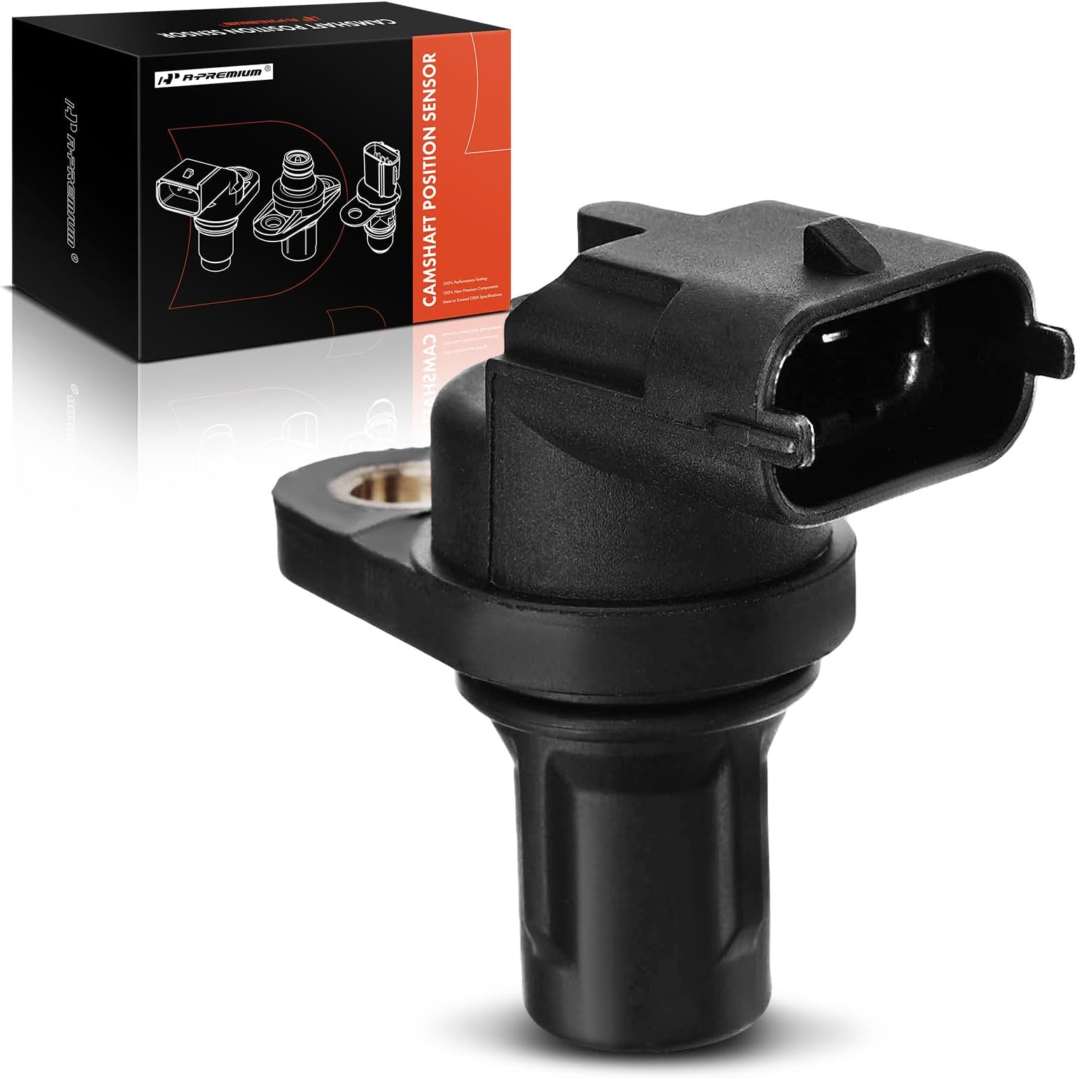 A-Premium Engine Camshaft Position Sensor Compatible with Porsche 911 2005-2018, Boxster 2005-2016, Carrera GT 2004-2005, Cayenne 2008-2010, Cayman 2006-2016, Replace# 0232103057, 0232103092