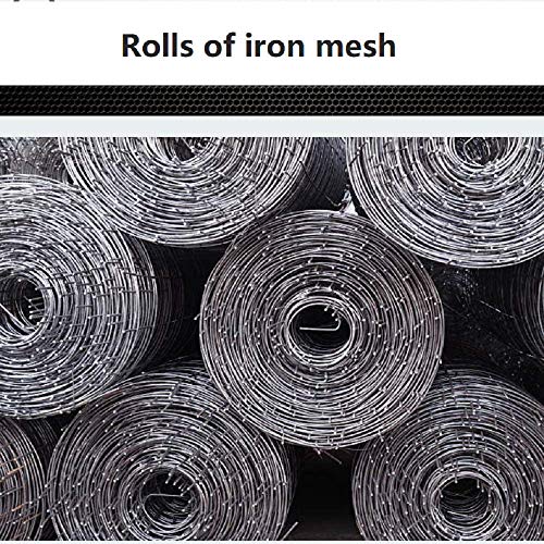Garden Tailor 48 x 50 ft Hardware Cloth for Chicken Coop Wire Fencing, 1/4 inch Square Mesh, 23 Gauge Galvanized Welded Fence Roll, Garden/Plants Support Project, Poultry Netting Cage (Silver)