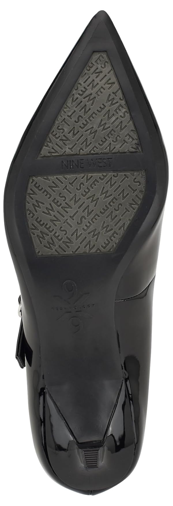 Nine West Women's Hadey 9x9 Pump, Black Patent 002, 8.5 by Nine West - Image 4