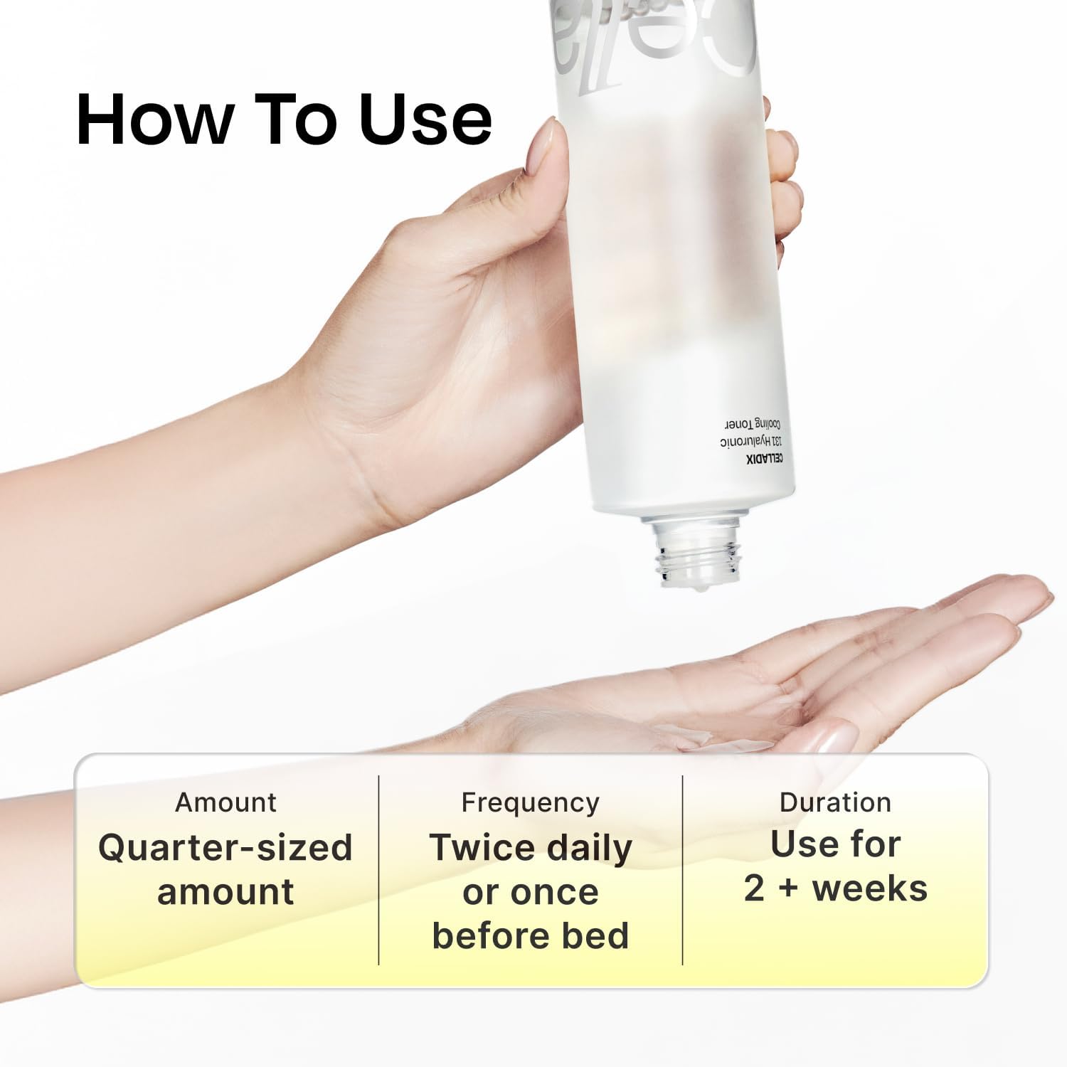 Celladix 131 Hyaluronic Cooling Toner, Korean Skincare Facial Toner with Panthenol, Squalane & Botanical Complex- Instant Soothing, Hydrating & Oil Control for Sensitive & Acne-Prone Skin, 10.1 Fl Oz - Image 6