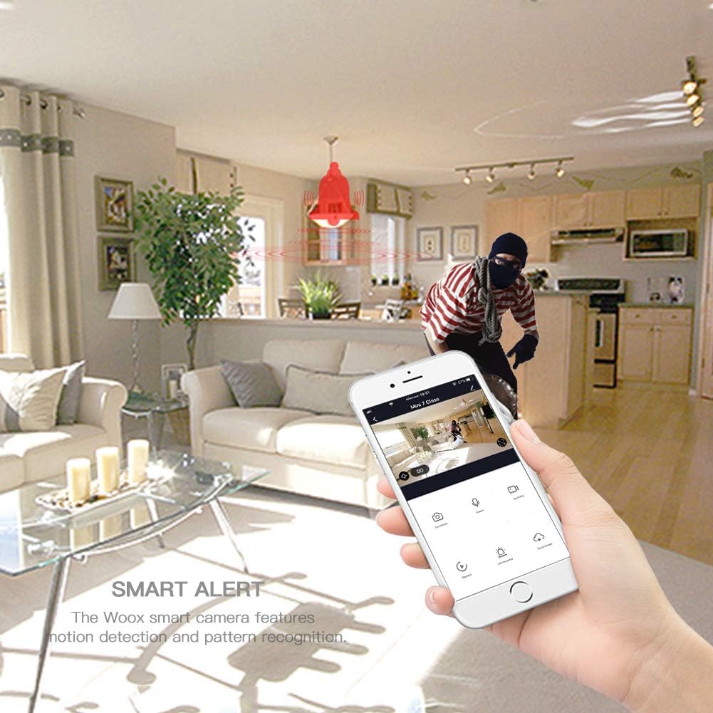 WOOX R4600 Smart Camera's smart alert feature.