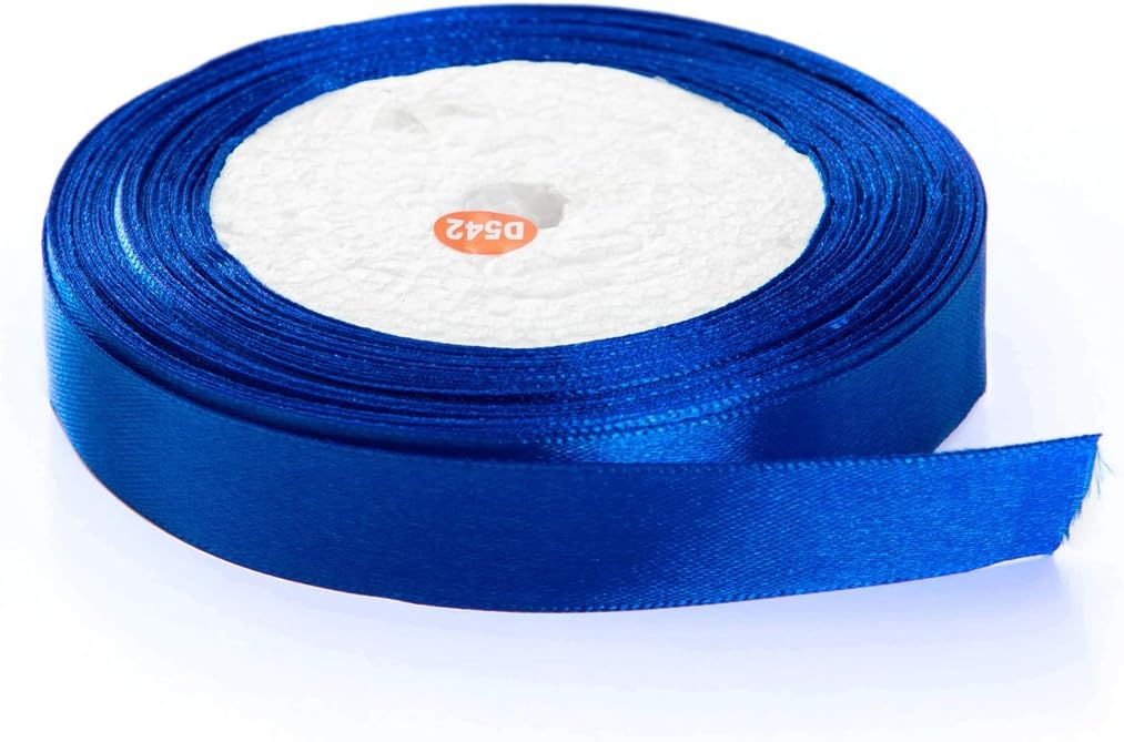 Solid Color Satin Fabric Ribbon for Craft, Gift Wrapping