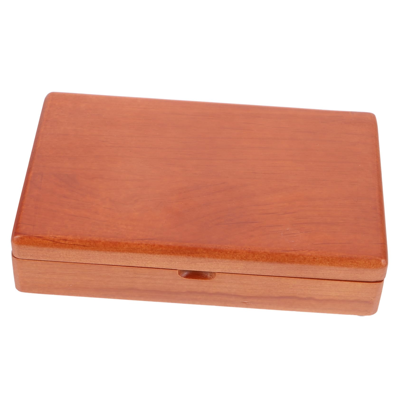 Mikikit Scatola in Legno per Timbri con Ampia capacità Organizer per Tampone Inchiostro Superficie Levigata e Rifinita Contenitore Versatile per Sigilli e Piccoli Oggetti Dimensioni
