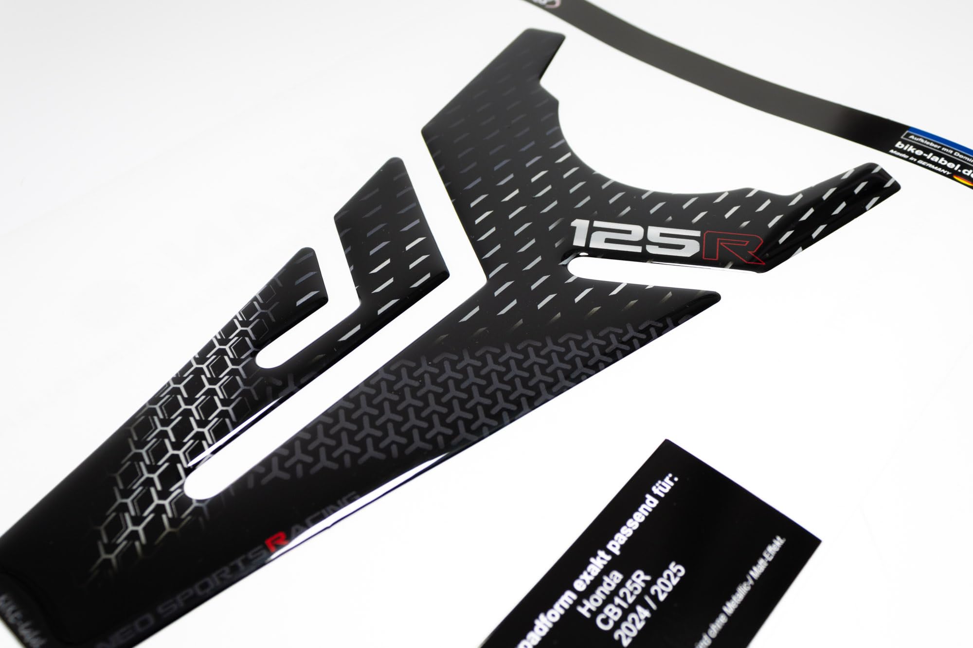 Tankpad Adesivo protettivo per serbatoio compatibile per Honda CB125R grigio X510007VA