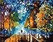 DIY Oil Painting Newsight Paintworks Paint by Number for Kids and Adults (16 by 20inch Romantic Night)
