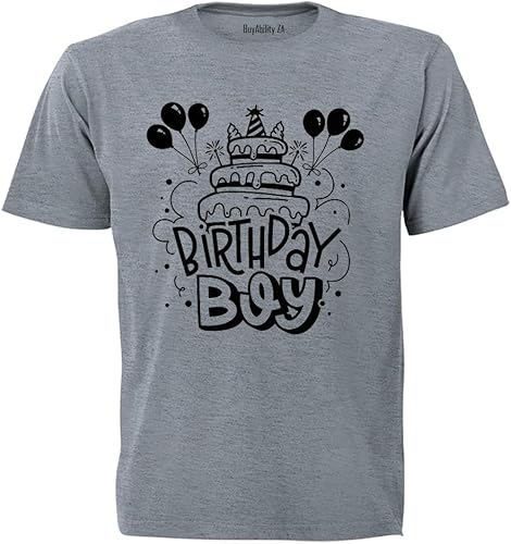 Unisex Birthday Boy - Cake - Kids T-Shirt