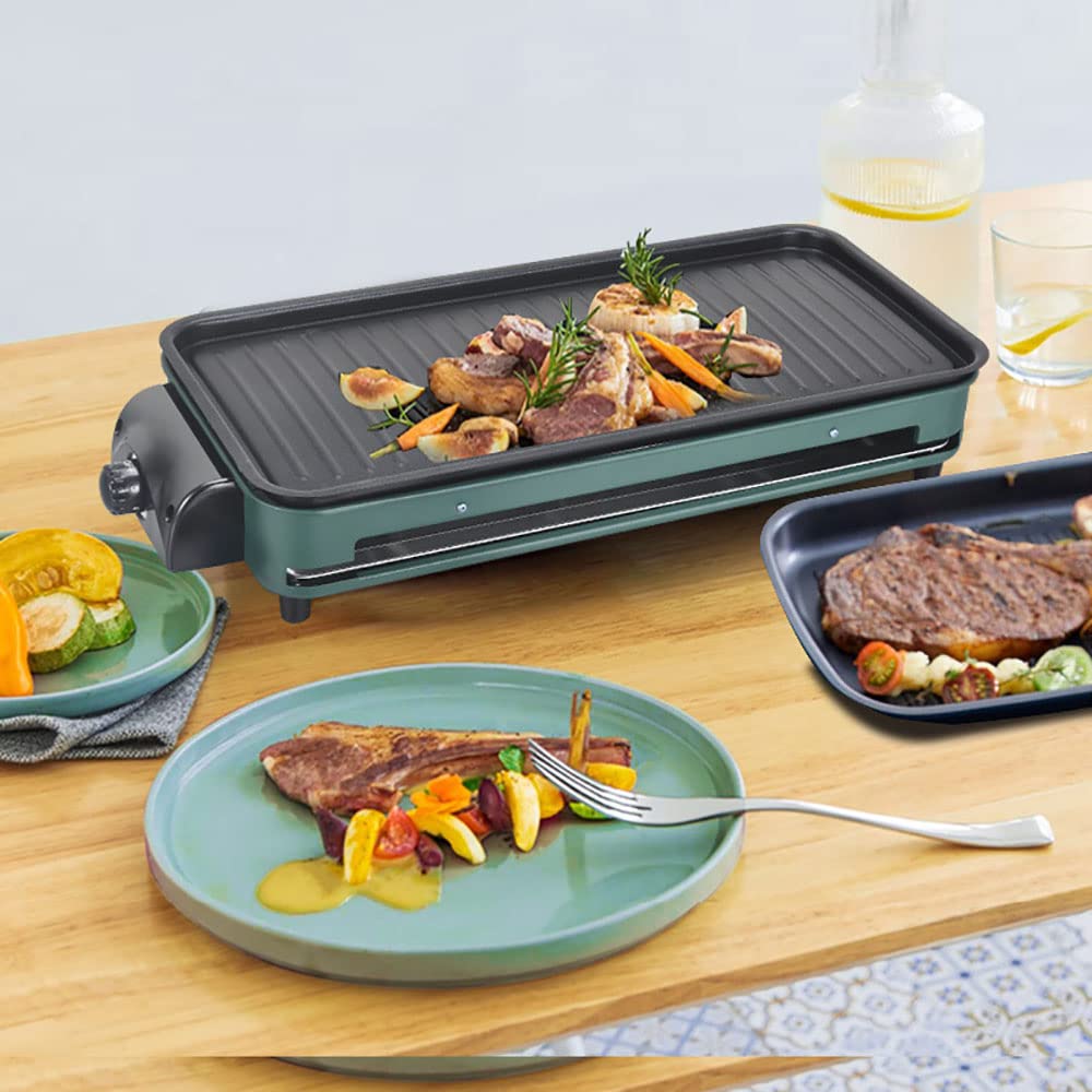 Grill bezdymny Grill Grill Electric Bezdymny, Grill elektryczny, BBQ Searing Grill Griddle Compact Grill Non-Stick Griddle Bezdymujące Griddle