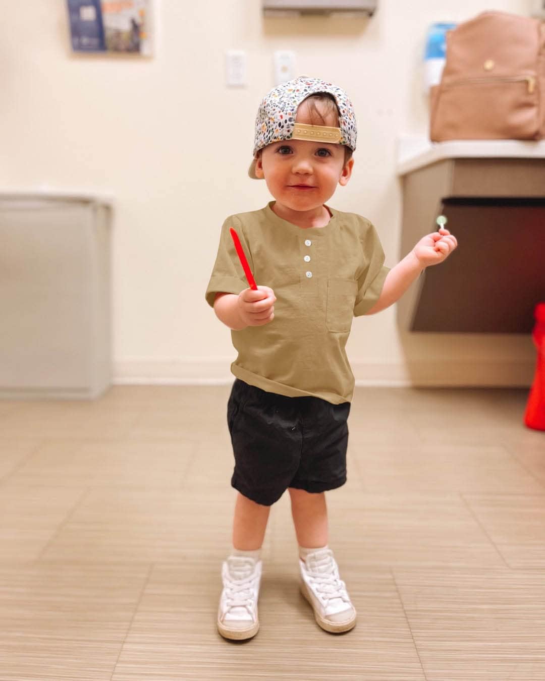 Kindenergy Boys Short Sleeve Tee Shirt Summer Button Down Tees Dress Henley Shirts with One Pocket - Image 7