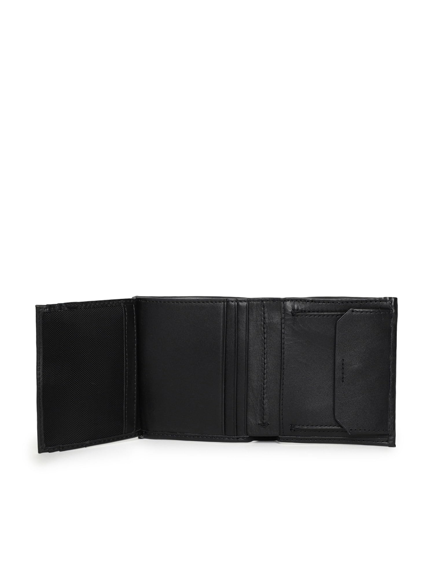 Calvin Klein CK Concise Trifold 6CC W/Coin, Negro, Talla Única, Black, Talla única