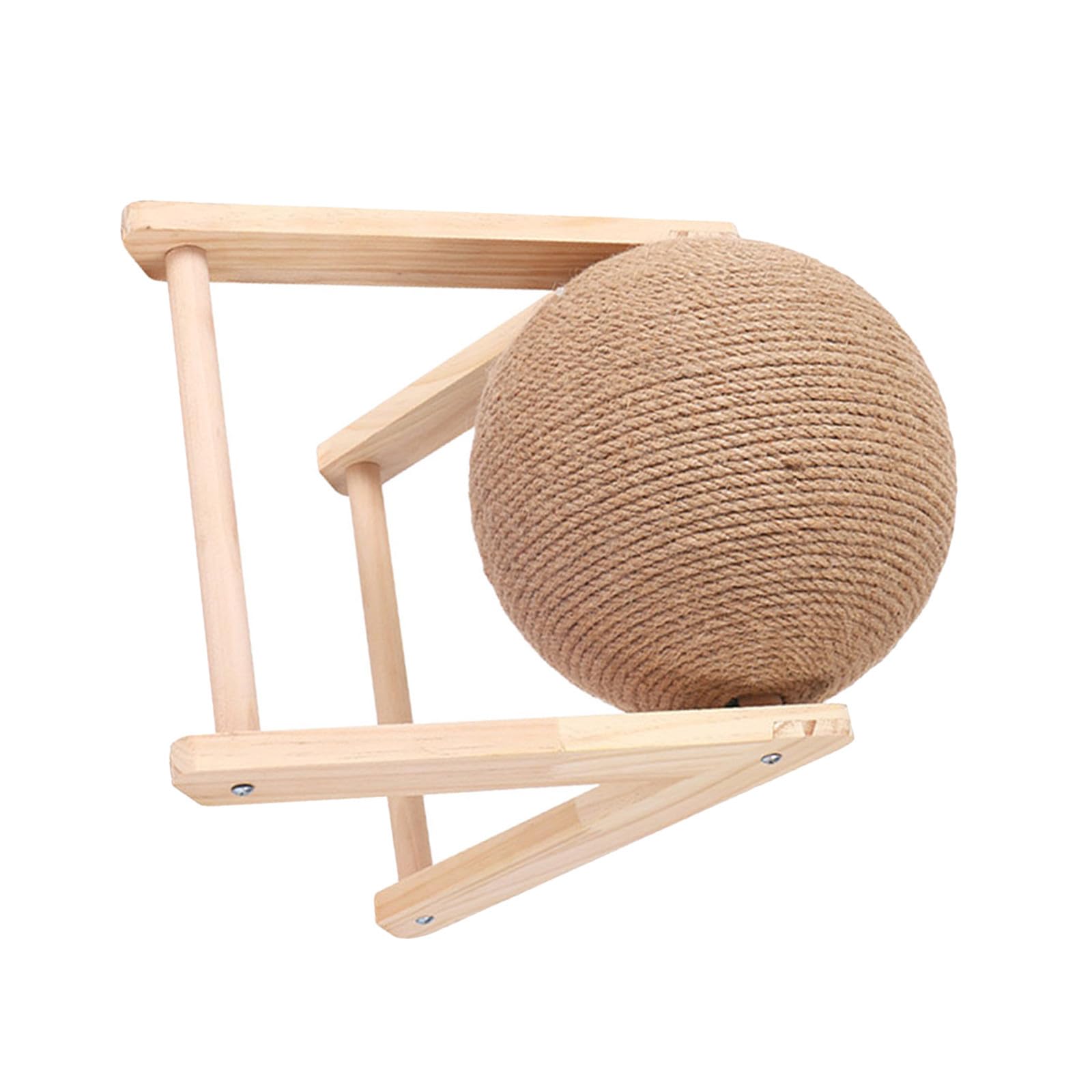 Bola rascadora para gatos de sisal natural para afilar uñas en interiores