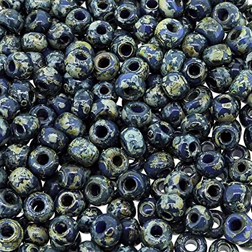 6/0 Round Picasso Montana Matte Miyuki Seed Beads 20 Gm/Tb #TOP10