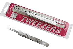 Vetus ST-14 Pointed-Tip Tweezer: Precision and Durability for Every Need